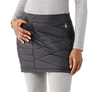 NWT Smartwool Smartloft Zip Skirt Black Puffer Small Winter Warm